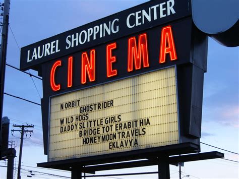 They are separated by a curtain and the orchestra. Signs of the Times: Disappearing Neon of Route 1 | Lost Laurel
