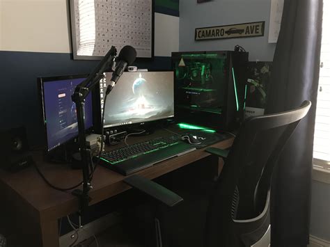 It was made using a combination of items some of which include a few finds from craiglist like a small bookcase, a hollow. My setup 3.0 complete with new Malm desk from IKEA #PC # ...