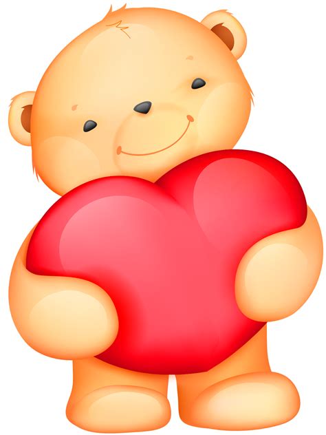 Dos corazones rojos, corazones, corazones, amor, texto, saliendo png. Cosas en PNG: Oso de San Valentín