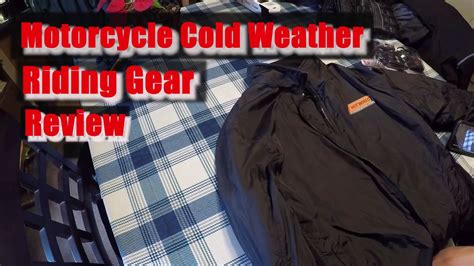 Okay so overall, you've invested in this motorcycle, why not get the most out of it and extend your riding season as much as you can and. Motorcycle Cold Weather Riding Gear - YouTube