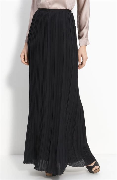 Vince Pleated Chiffon Maxi Skirt Nordstrom