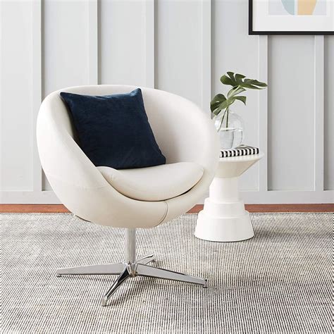 Round chairs made from leather and fabric coordinate well with professional settings, such as offices and work environments. Best Selling Modern Leather Round Back Chair | Best ...