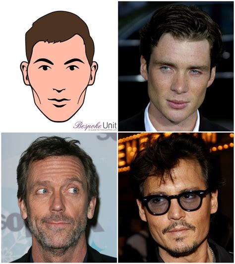 To make your face more oval looking, thad recommends going with a haircut that will add width to your forehead. Men's Diamond Face Shapes | #1 Guide To Styling Hair ...