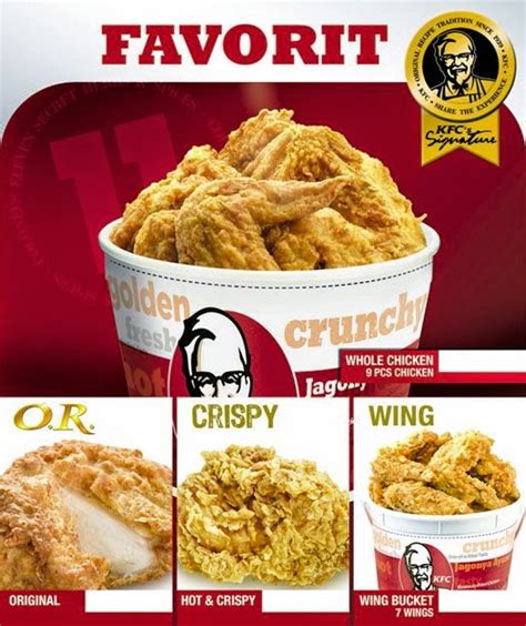 Salah satu menu makanan yang sangat terkenal adalah nasi ayam gorengnya. Daftar Harga Menu KFC Terbaru 2014 | Harga Menu Info