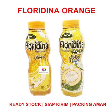 Floridina Florida Orange Coco Bitz Minuman Jeruk Vit C 350 Ml