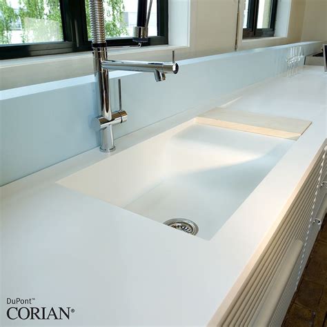 Corian kitchen countertops and sinks. Acrylic solid surface kitchen installers | Kitchen sink ...