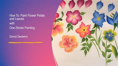 She has done ten books for north light since 1998. FolkArt One Stroke: Relax and Paint With Donna - Flower ...