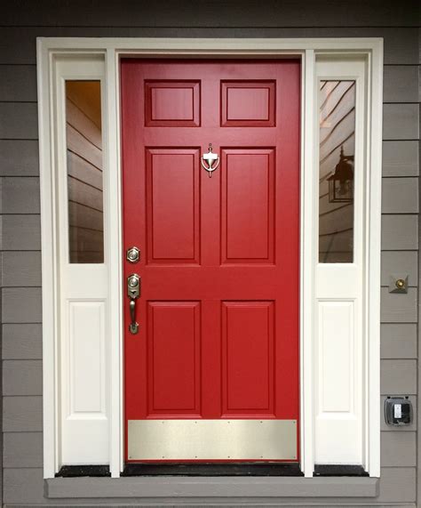 Article by true north interior design & antiques, dan & cj zondervan. Red Front Door. Sherwin Williams, Antique Red. | Painted ...