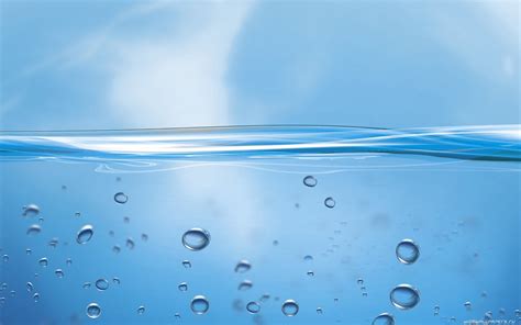 Online Crop Blue Water Liquid Blue Background Water Bubbles Hd