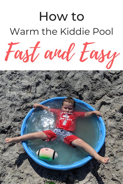 You should test your pool's levels each day to make sure they aren't too low or too high! How to Warm the Kiddie Pool {Fast and Easy!} - The Keele ...