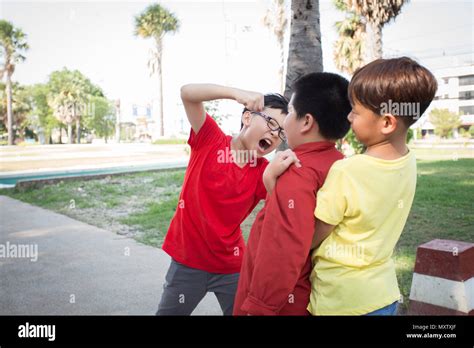 Boys Playground Fight Hi Res Stock Photography And Images Alamy