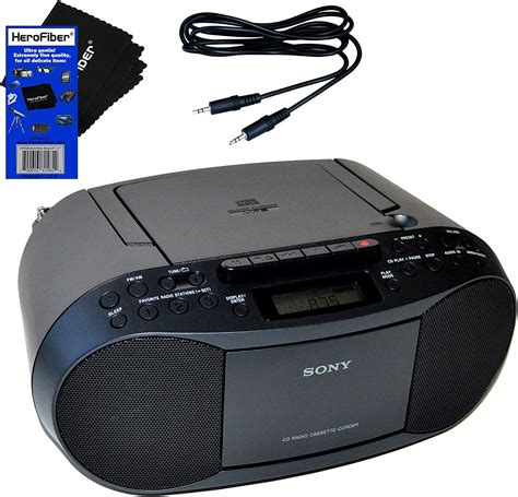 Sony Compact Portable Stereo Sound System Boombox With Mp3