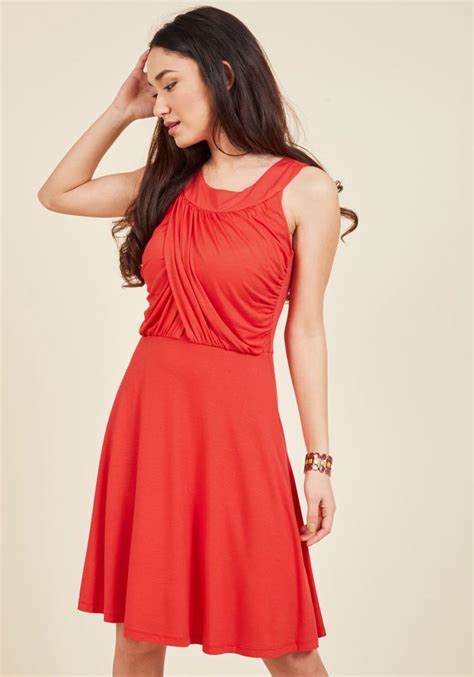 So Happy To Gather A Line Dress In Poppy Fall Dresses Casual Dresses Dress Outfits Fashion