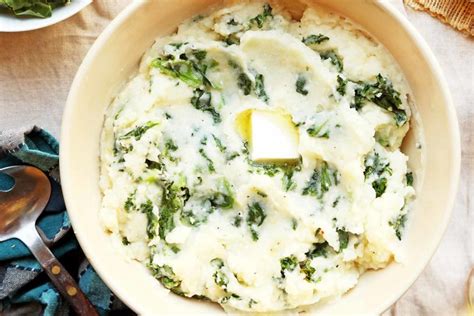 Cheesy Garlic And Kale Mashed Potatoes Recipes Go Bold With Butter