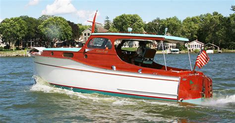1936 Chris Craft 28 Wooden Cabin Cruiser For Sale