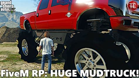 Gta Fivem Rp Part 2 Diesels Go Mudding Riding In A Huge F350 Youtube