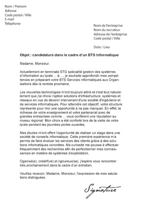 Maybe you would like to learn more about one of these? Exemple lettre de motivation informatique - laboite-cv.fr