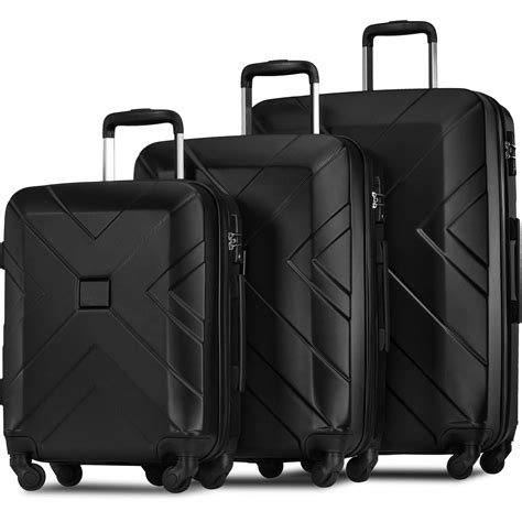 Carry On Expandable Luggage Segmart 3 Piece Lightweight Hardshell 4
