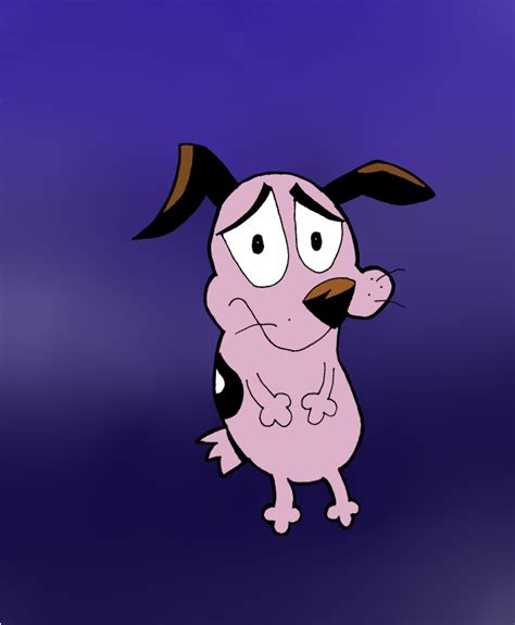 Courage The Cowardly Dog By Silverburrito On Deviantart