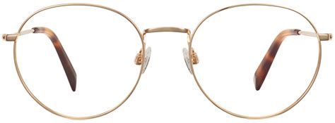 Simon Eyeglasses In Polished Gold Warby Parker
