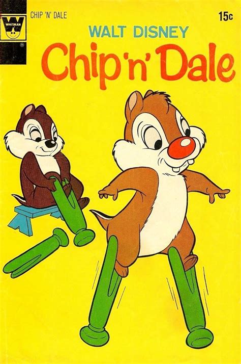 Walt Disney S Chip N Dale 1972 Comic Book Vintage Disney Posters Funny Cartoon Characters