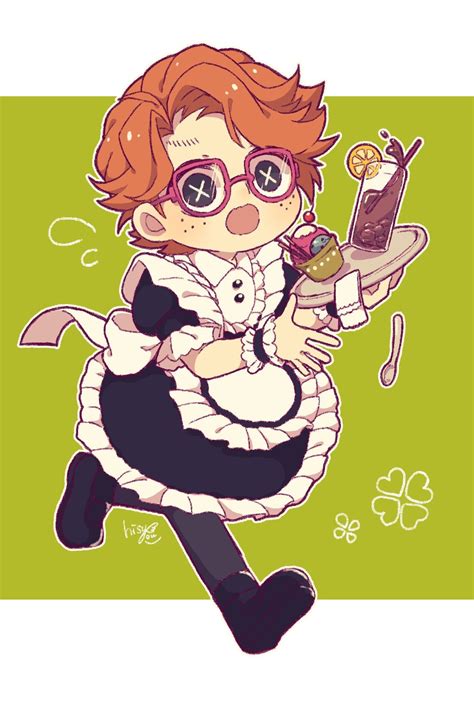 lucky guy maid identity v chibi dễ thương Ảnh hoạt hình chibi