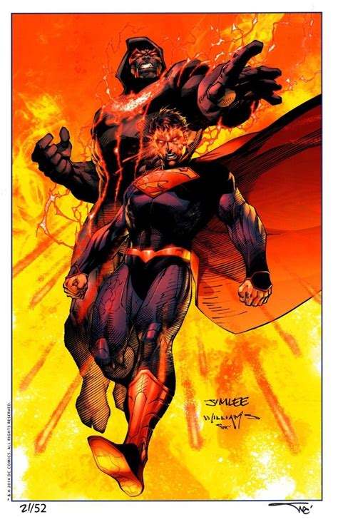 Superman Unchained 8 Limited Edition Print Jim Lee And Alex Sinclair