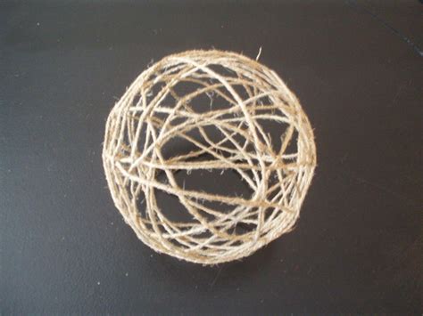 Make Your Own Decorative Twine Balls For Wedding Or Home Decor