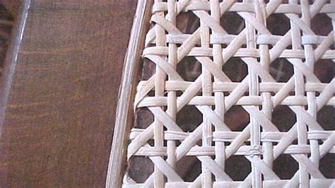 HOW TO : Replace a Woven Cane Seat in a Chair - YouTube