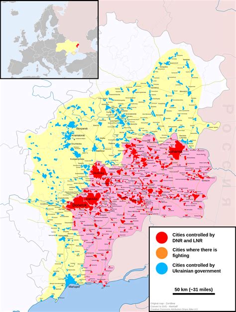 Ukraine War Map In English