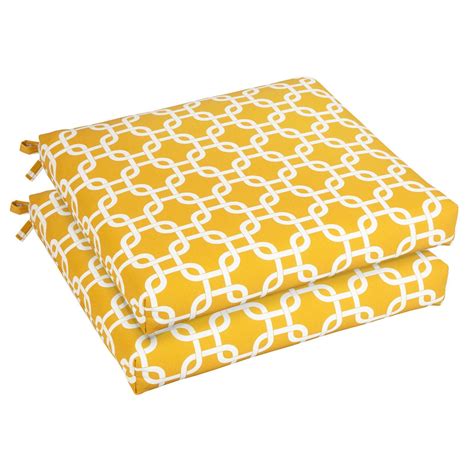 Mozaic Company Briar Indoor/Outdoor Chair Cushion - Set of 2 Knotted
