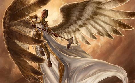 Wings War Hammer Girls Fantasy Angels Flight War Angel Hd Wallpaper