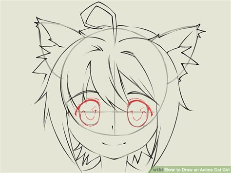 How To Draw An Anime Cat Girl 9 Steps With Pictures Wikihow