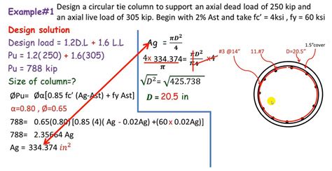 How To Design Circular Reinforced Concrete Column Engineering Discoveries