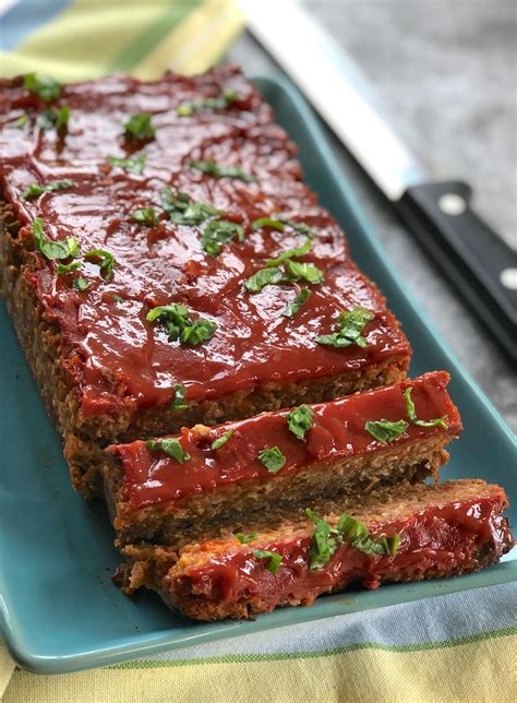 Classic Vegan Meatloaf Made With Beyond Beef Plant Based Ground