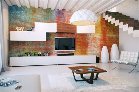 Take another brush, and do the upper half and upper edge of the brick. Colors and Its effects in Interiors
