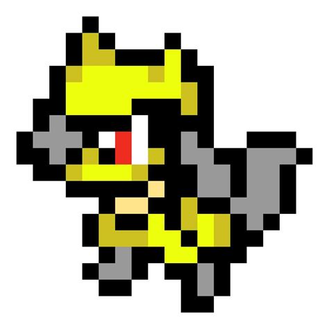 Pixel Art Facile Pokemon Pixel Art Salameche Découvrez Le Tableau