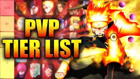 Complete Pvp Tier List Best Pvp Units In Naruto Blazing March 2020