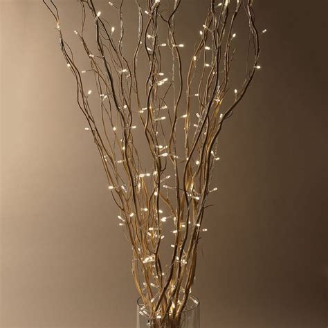 Fantado Battery Operated Willow Branch Light Tan Branches By