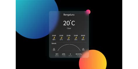 Weather App Widget Figma