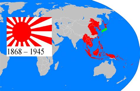 The Japanese Empire At Its Greatest Extent Maps On The Web