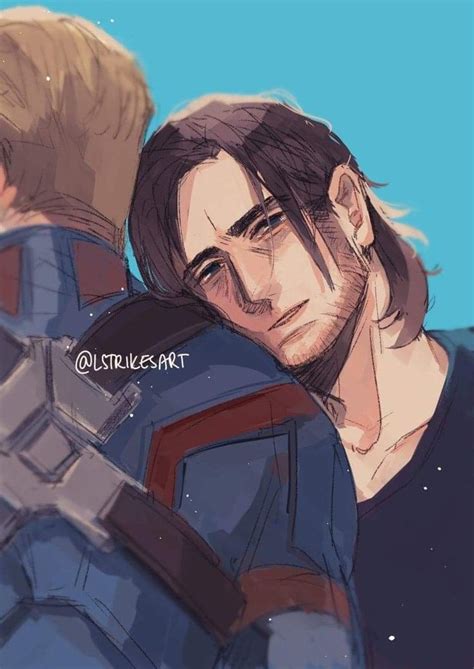 Pin By 𝐀𝐋𝐀𝐒𝐊𝐀⋆ On Evanstan Stucky Stucky Fanart Bucky Bucky And Steve