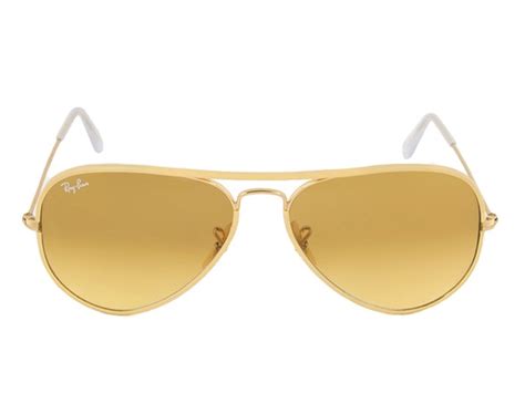 Ray Ban Yellow Aviator Sunglasses