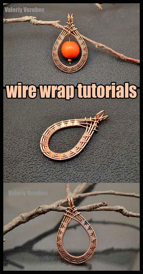 Three Different Types Of Wire Wrapped Jewelry Hanging From A Tree