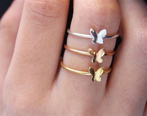 Best Friend Ring Minimalist Ring Set Matching Ring Friend Etsy