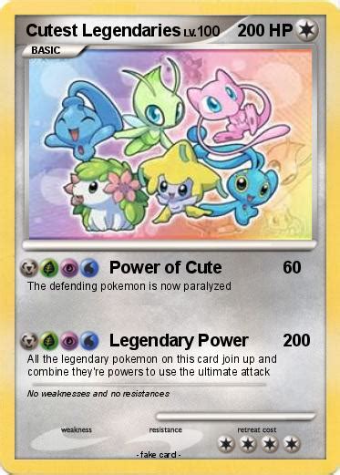 You want pokemon cards cute. Pokémon Cutest Legendaries - Power of Cute - My Pokemon Card