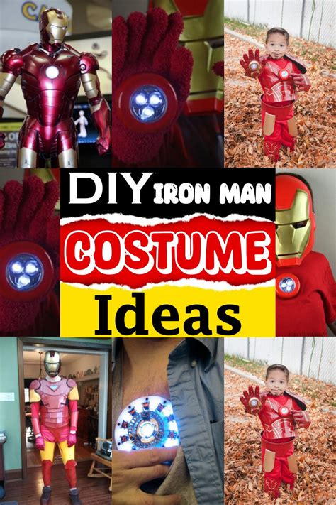 10 DIY Iron Man Costume Ideas For Marvel Fans DIYnCrafty