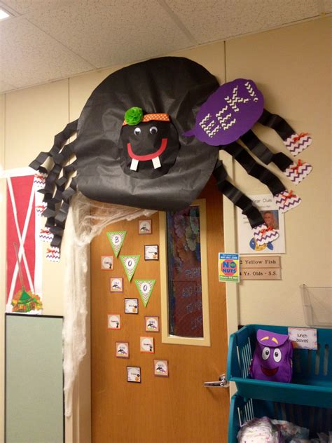 Halloween Spider Classroom Door Halloween Classroom Door
