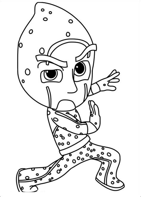PJ Mask para pintar Dibujos para imprimir y colorear a coloriage yoyo