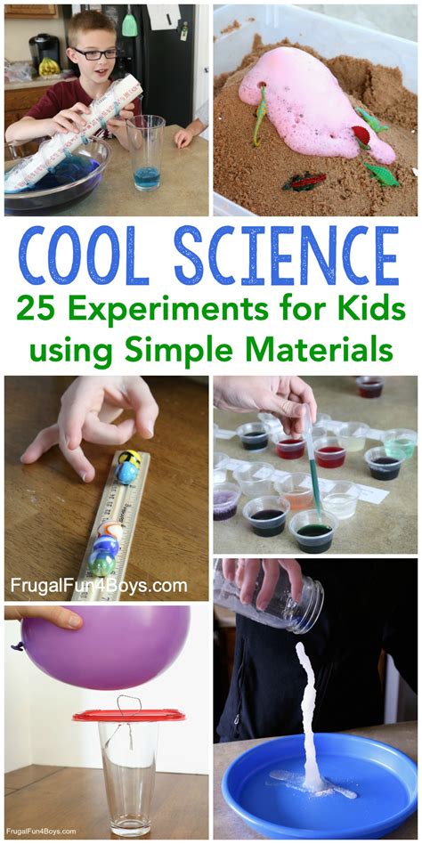 Cool Science Experiments For Kids Frugal Fun For Boys And Girls